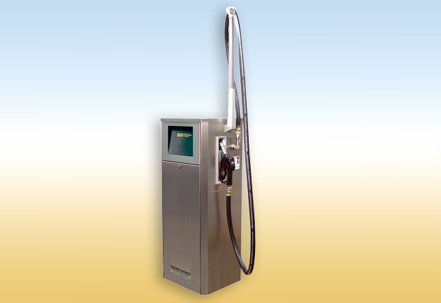 
            Die Zapfsäule ist zur Befüllung von Fahrzeugtanks mit Diesel einsetzbar. Zapfsäulengehäuse
bestehend aus Edelstahl. Anzeigenträger Edelstahl und beleuchtet. Schnittstelle:<br>
Doppelimpuls<br><br>
* Pumpe: Kompaktblock bestehend aus Zahnradpumpe, Gasabscheider, Filter<br>
* Messwerk: 4-Kolbenmesswerk mit Impulsgeber<br>
* max. Betriebsdruck: 2 bar<br>
* Zapfschlauch: ca. 4,0 m DN 25, mit bauartzugelassenem Automatik-Zapfventil<br>
* Zapfschlauchhalter (Federmast optional)<br>
* Sauganschluss: Ovalflansch DN 40<br>
* Literzähler nicht eichfähig<br>
* viskositäts- und systemabhängig*<br><br>
Förderleistung 50 l/min<br>
Ansaughöhe max. 4000 mm<br>
Anzahl Zapfstellen 1<br>
Anzeige einzeilig, sechsstelliges LC-Display
            